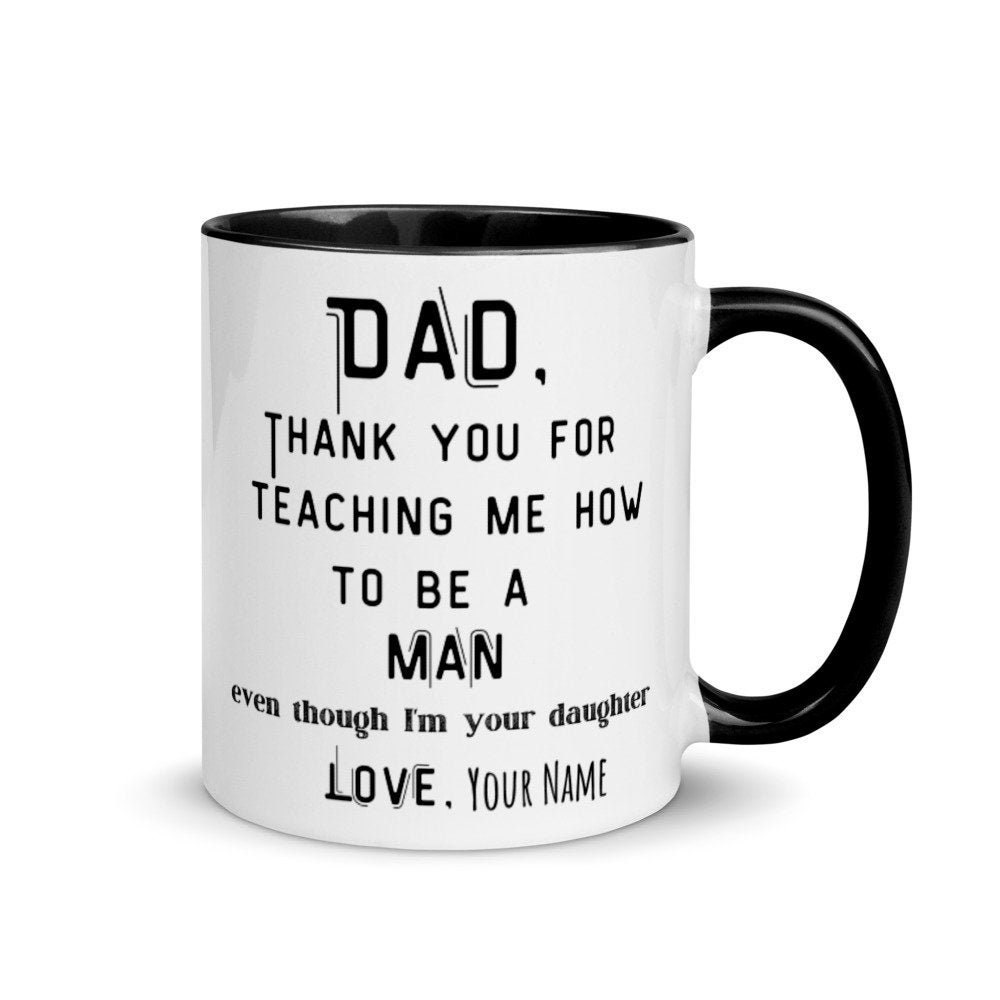 Personalized Dad Gift from Daughter Coffee Mug Funny Etsy