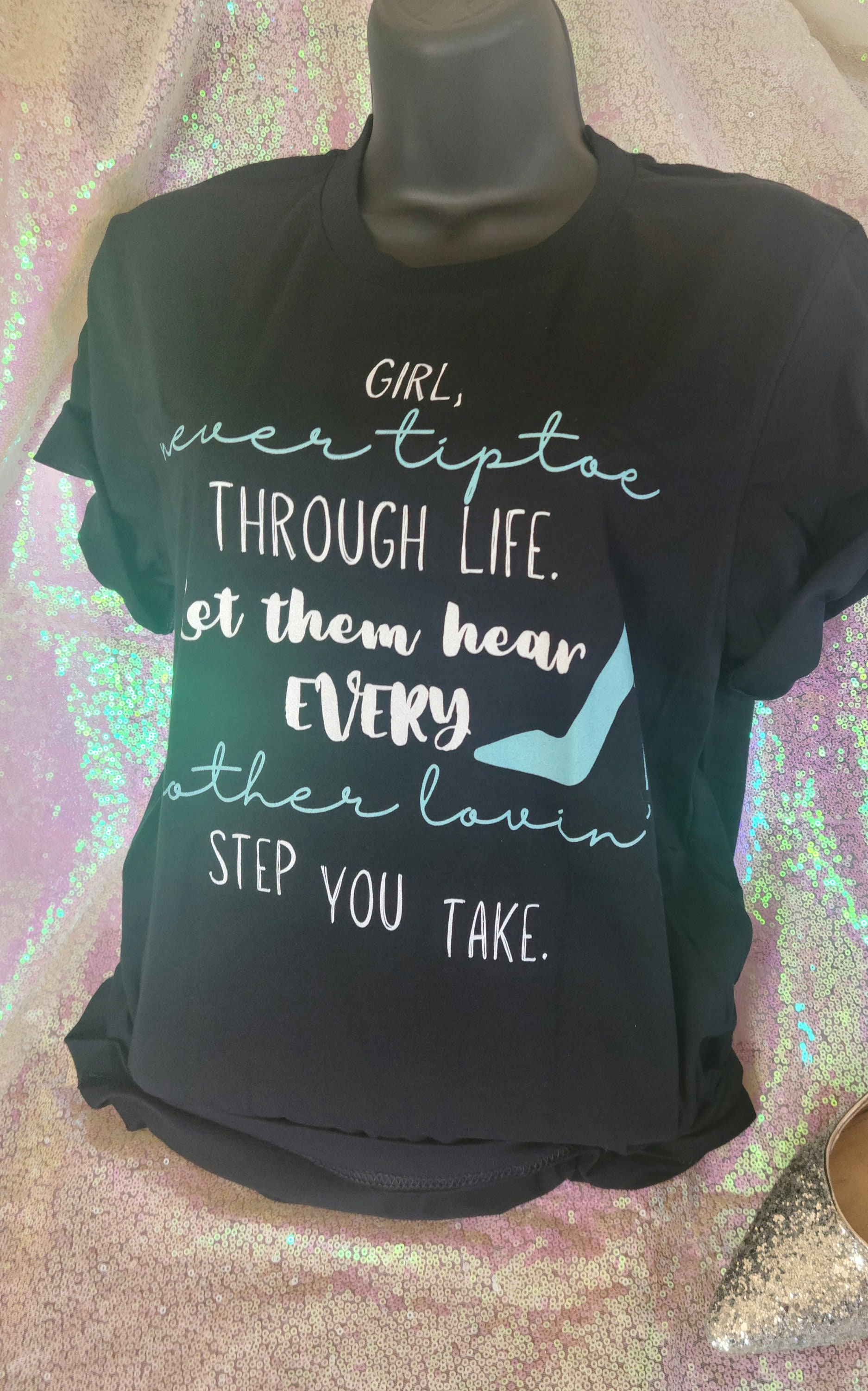 Girl Never Tiptoe Through Life Let Them Hear Every Mother - Etsy