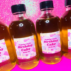 Birthday Cake Body Oil | Scented Oil| Body Oil