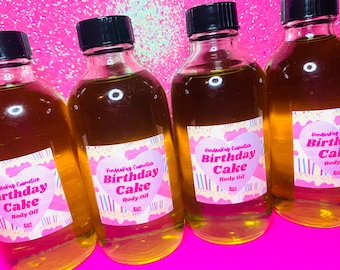 Birthday Cake Body Oil | Scented Oil| Body Oil
