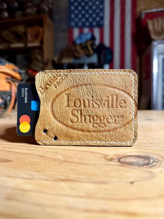 Handcrafted Baseball Glove Wallet - Louisville Slugger Glove