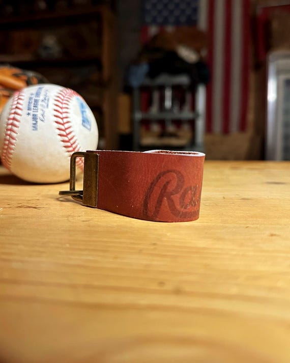 Baseball Glove Leather Keychain Key Fob - Rawlings Glove