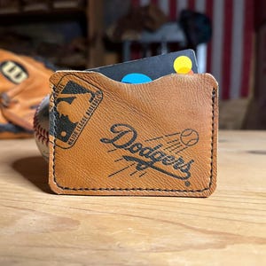 Cartera artesanal para guante de béisbol Louisville Slugger - LA Dodgers