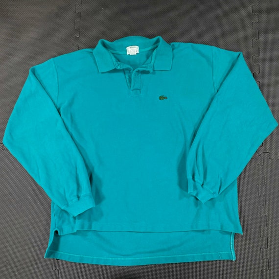 Vintage 80s IZOD Lacoste Polo Rugby Shirt Mens Large … - Gem