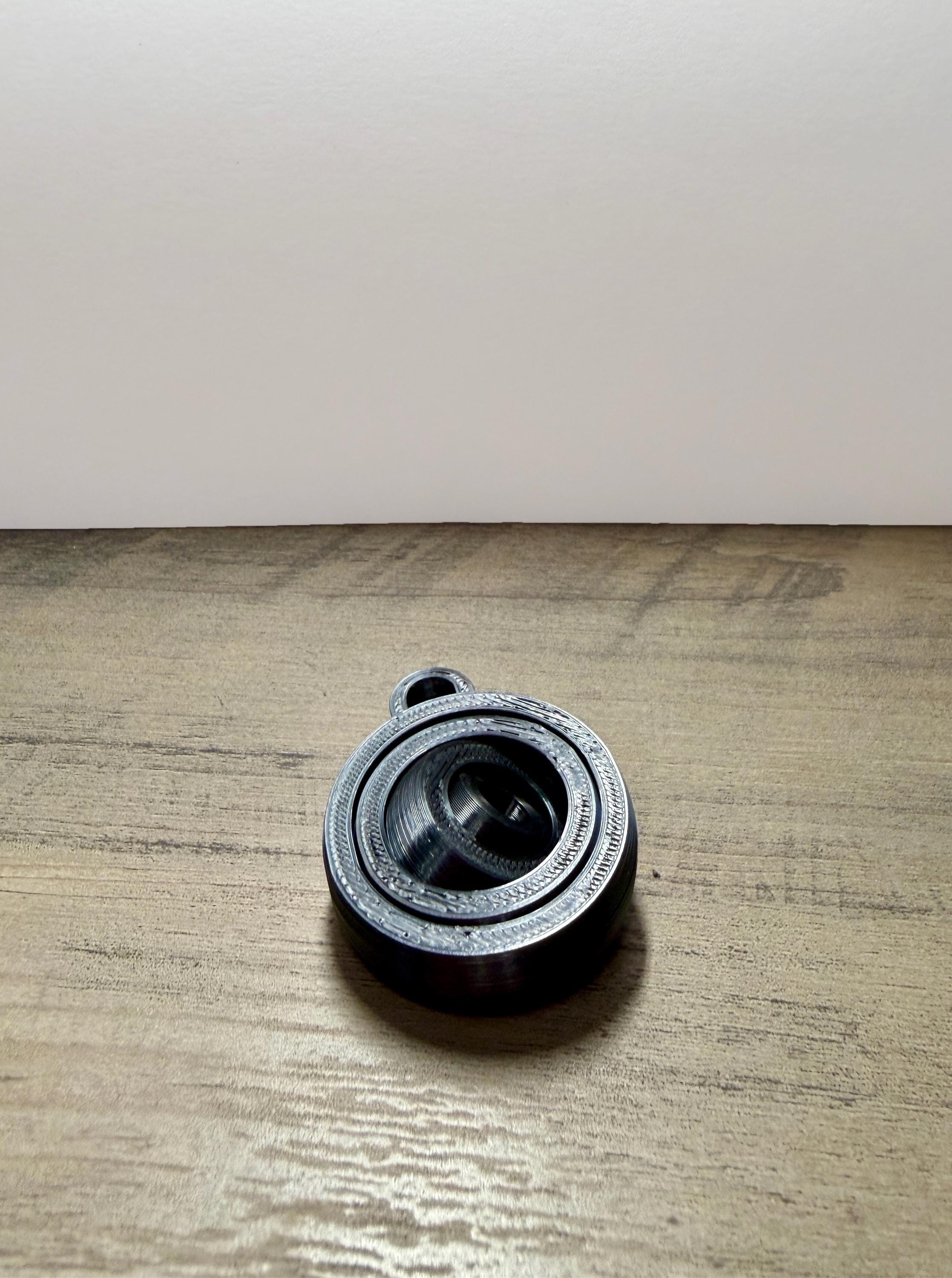 3D Printed Gyroscope Keychain – Fidget Toy & Stress Relief Gadget - Etsy