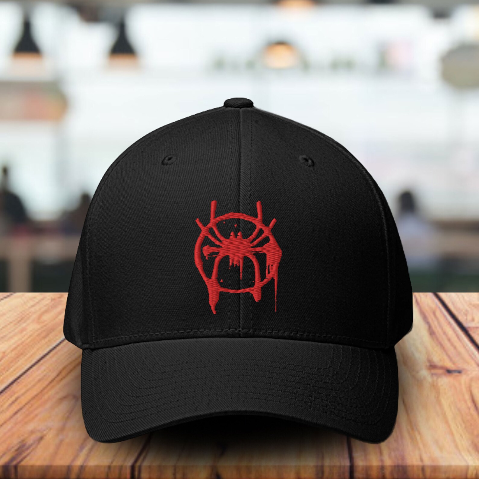 Miles Morales Into the Spider-Verse logo Embroidered Cap | Etsy