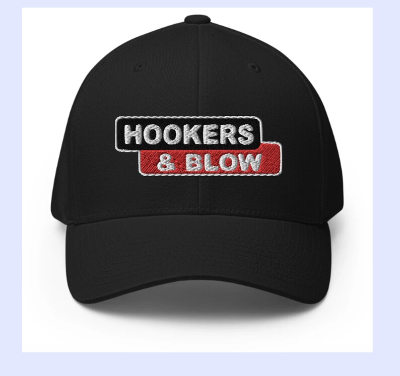 Hookers & Blow Embroidered Cap Black