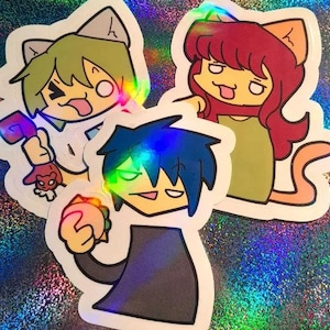 nyan~ neko sugar girls stickers