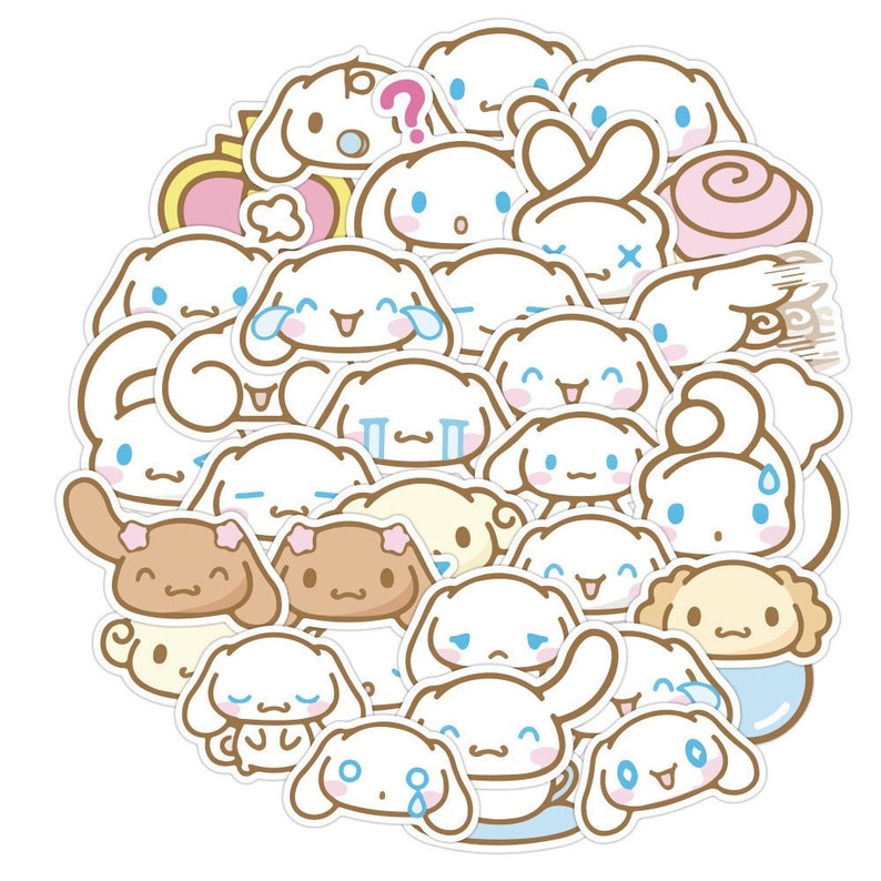 40 PCS Cinnamoroll Sticker Pack Kawaii Sticker Journaling Etsy