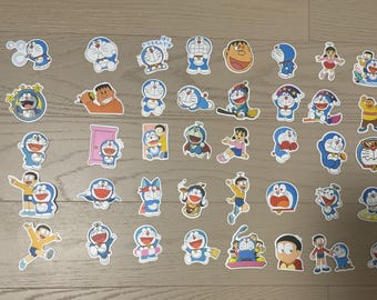 50 PCS Doraemon Sticker Pack | Kawaii Sticker | Journaling Diary Stickers | Phone Laptop Decoration