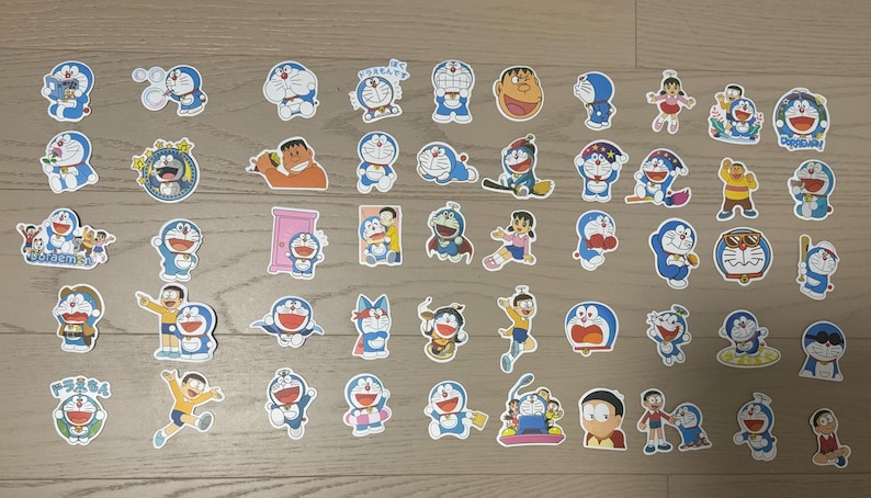 50 PCS Doraemon Sticker Pack | Kawaii Sticker | Journaling Diary ...