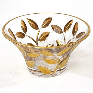 Laurus Art Glass, Venetian Glass bowl, Italian Decorative Glass, Italian Art Glass bowl, Hostess Gift