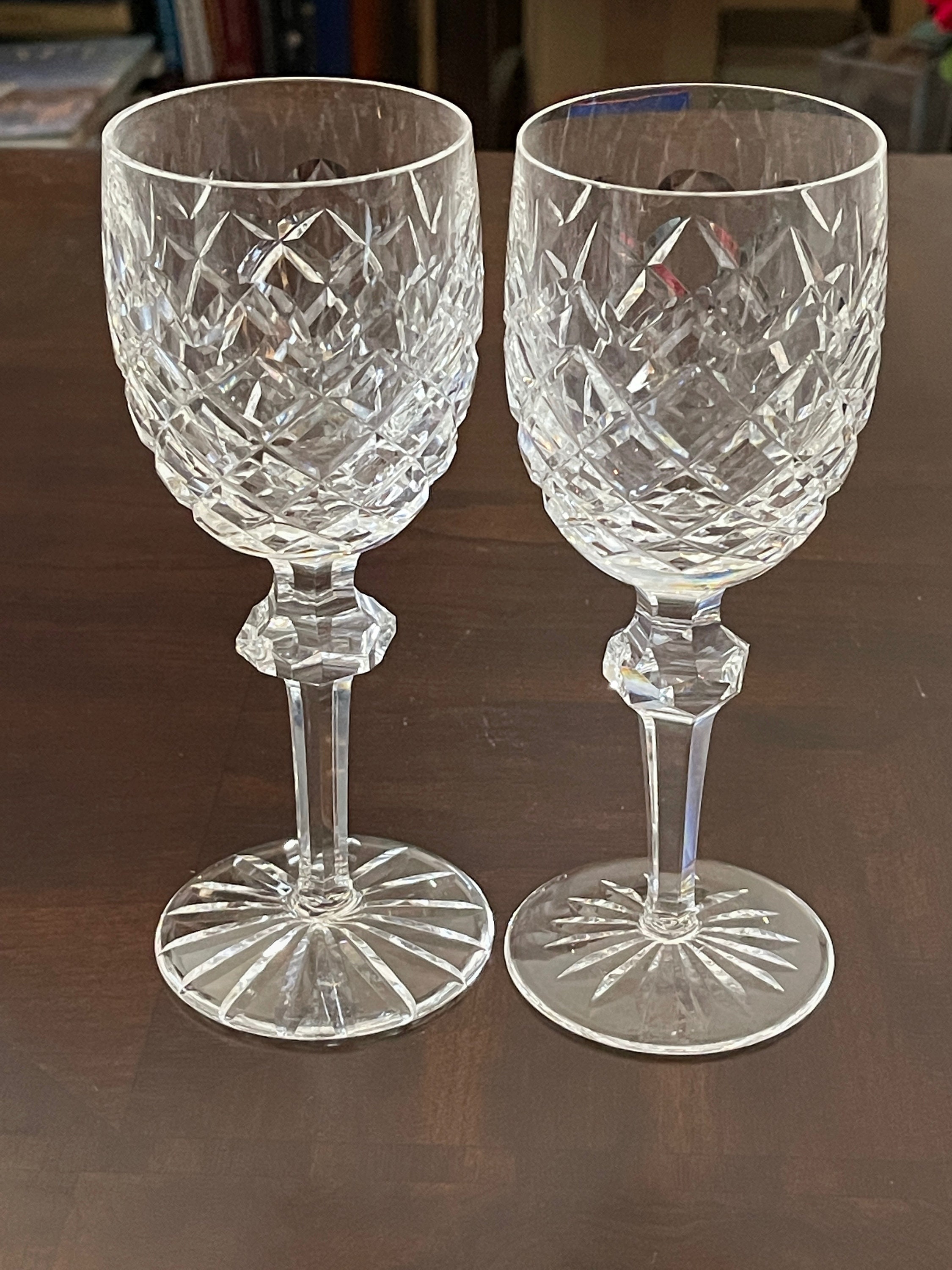 Waterford Crystal Wine Glasses, Powerscourt by Waterford, Powerscourt Cut Claret, Crystal Wine