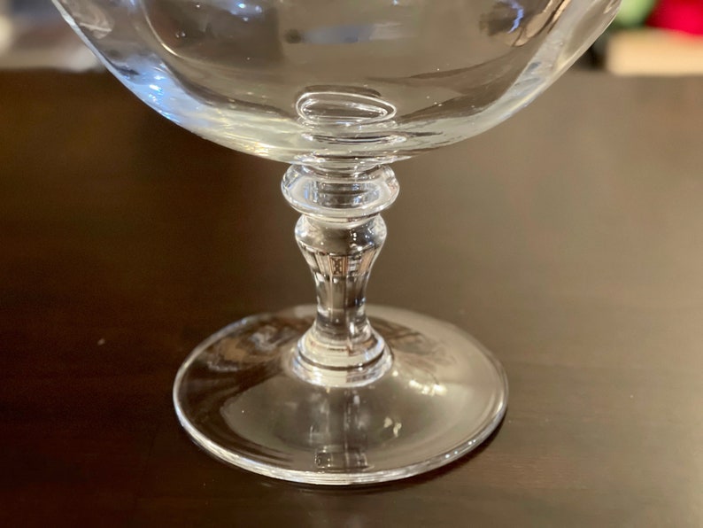 Footed Bowl, Footed Glass Bowl, Footed Fruit bowl, Glass Footed Fruit Bowl, Glass Compote Bowl, Fruit Bowl Glass, Glass Pedestal Bowl image 5