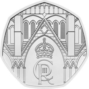 2023 Krönung König Karl III 50p