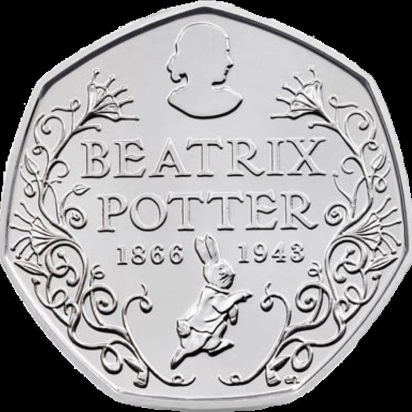 Beatrix Potter Anniversary 50p coin 2016
