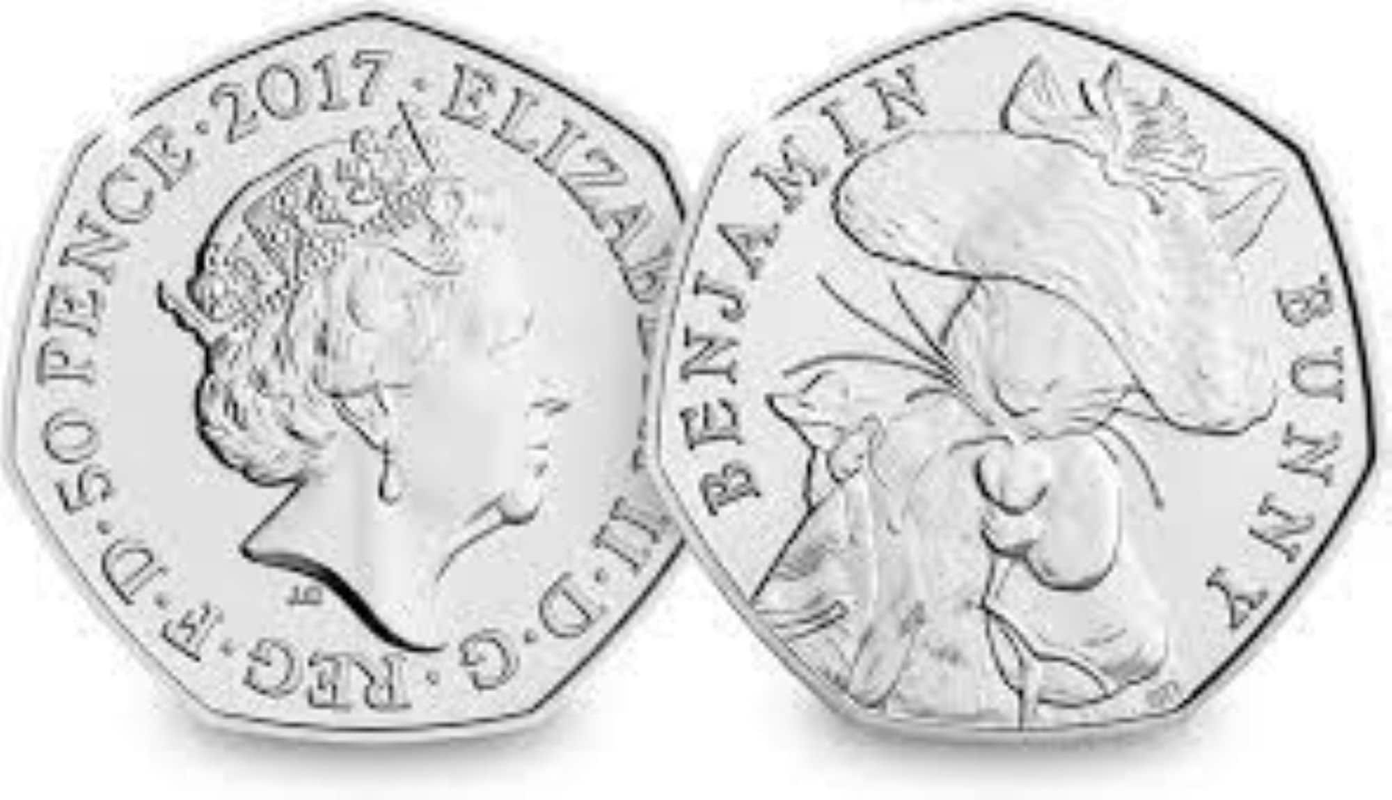2017 Benjamin Bunny 50p Coin Etsy UK