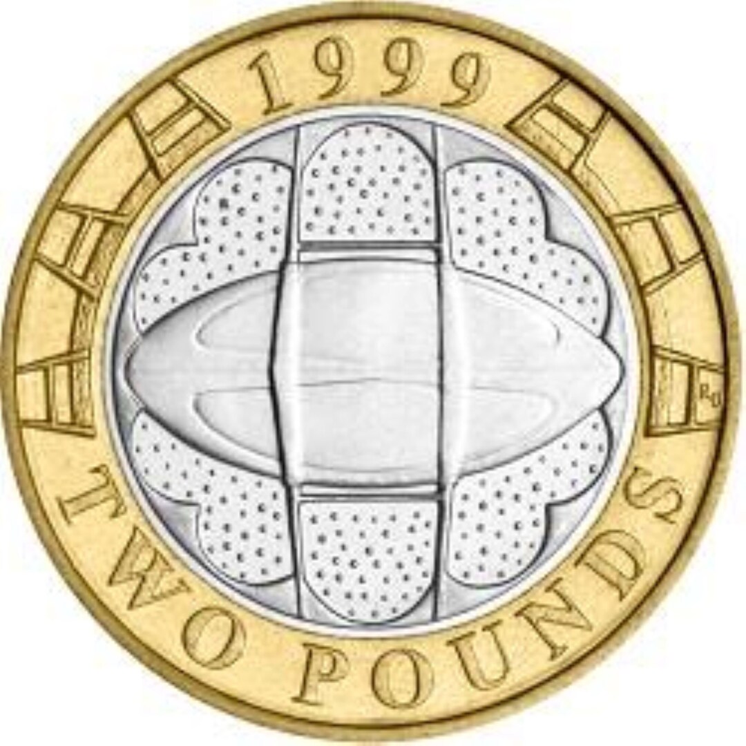 1999 Rugby World Cup 2 Pound Coin Etsy