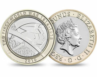 The First World War 1914-1918 2016 2 Pound Coin