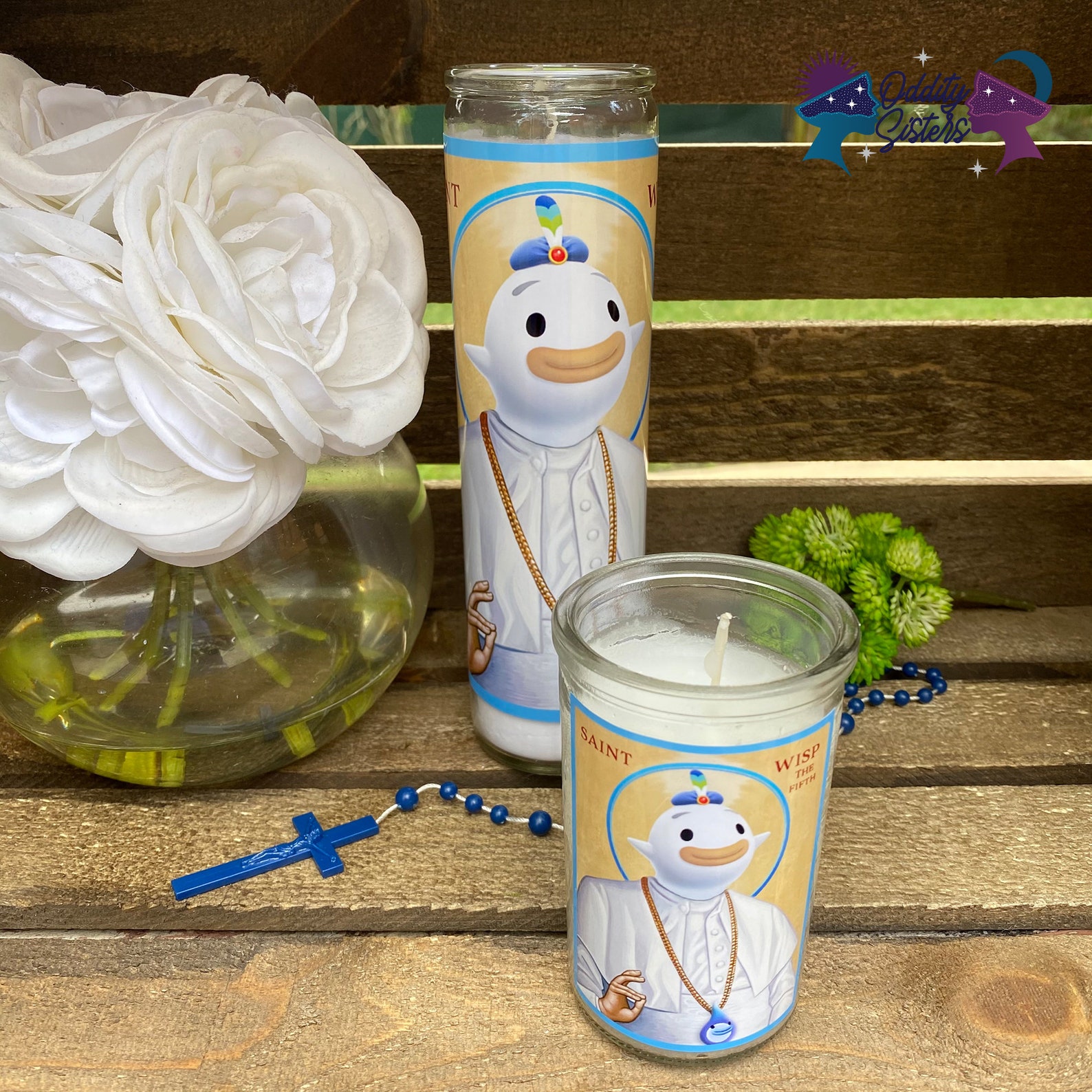 Wisp ACNH Funny Prayer Candle / Saint Wisp Prayer Candle / Etsy