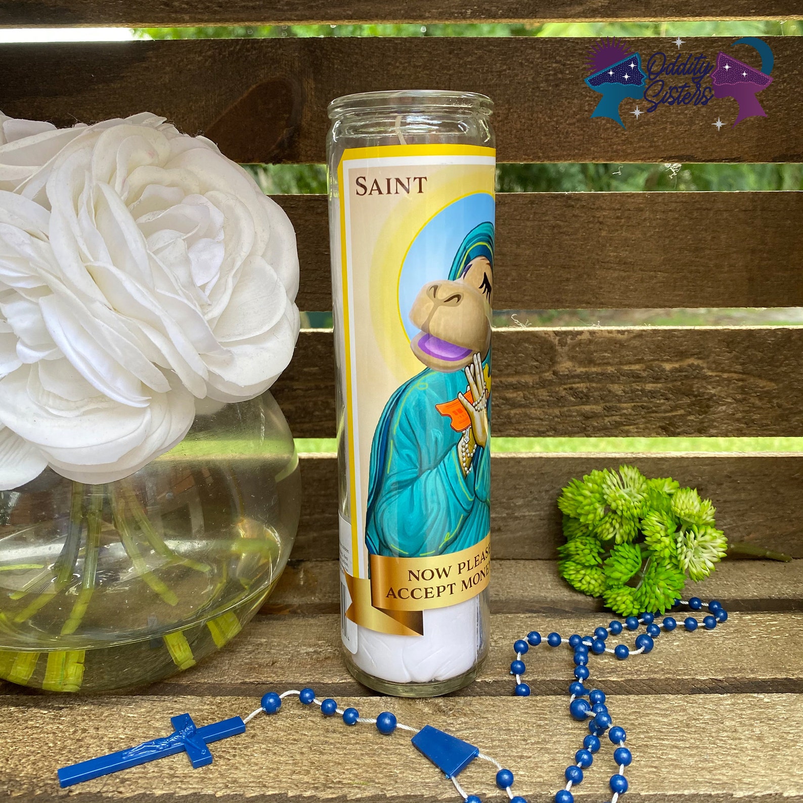Saharah ACNH Funny Prayer Candle / Saint Saharah Prayer Candle Etsy