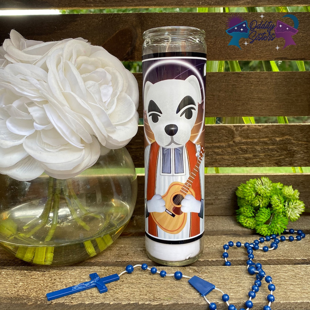 KK Slider ACNH Funny Prayer Candle / Saint KK Slider Prayer Candle