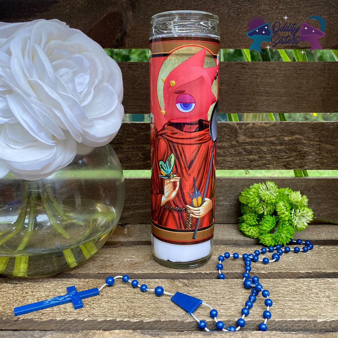 Flick ACNH Funny Prayer Candle / Saint Flick Prayer Candle / Animal Crossing Prayer Candle