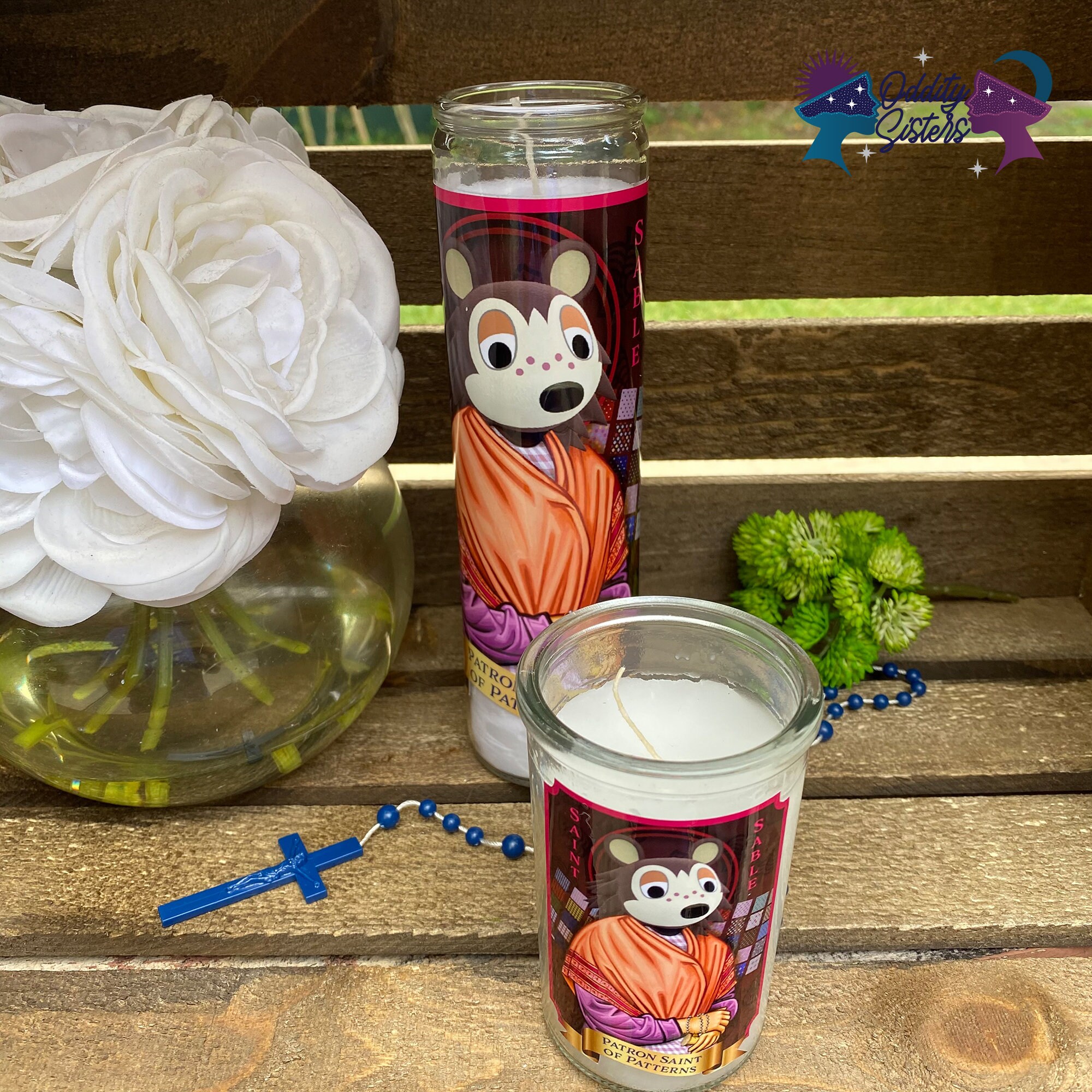 Mini Sable ACNH Funny Prayer Candle / Saint Sable Prayer Etsy UK