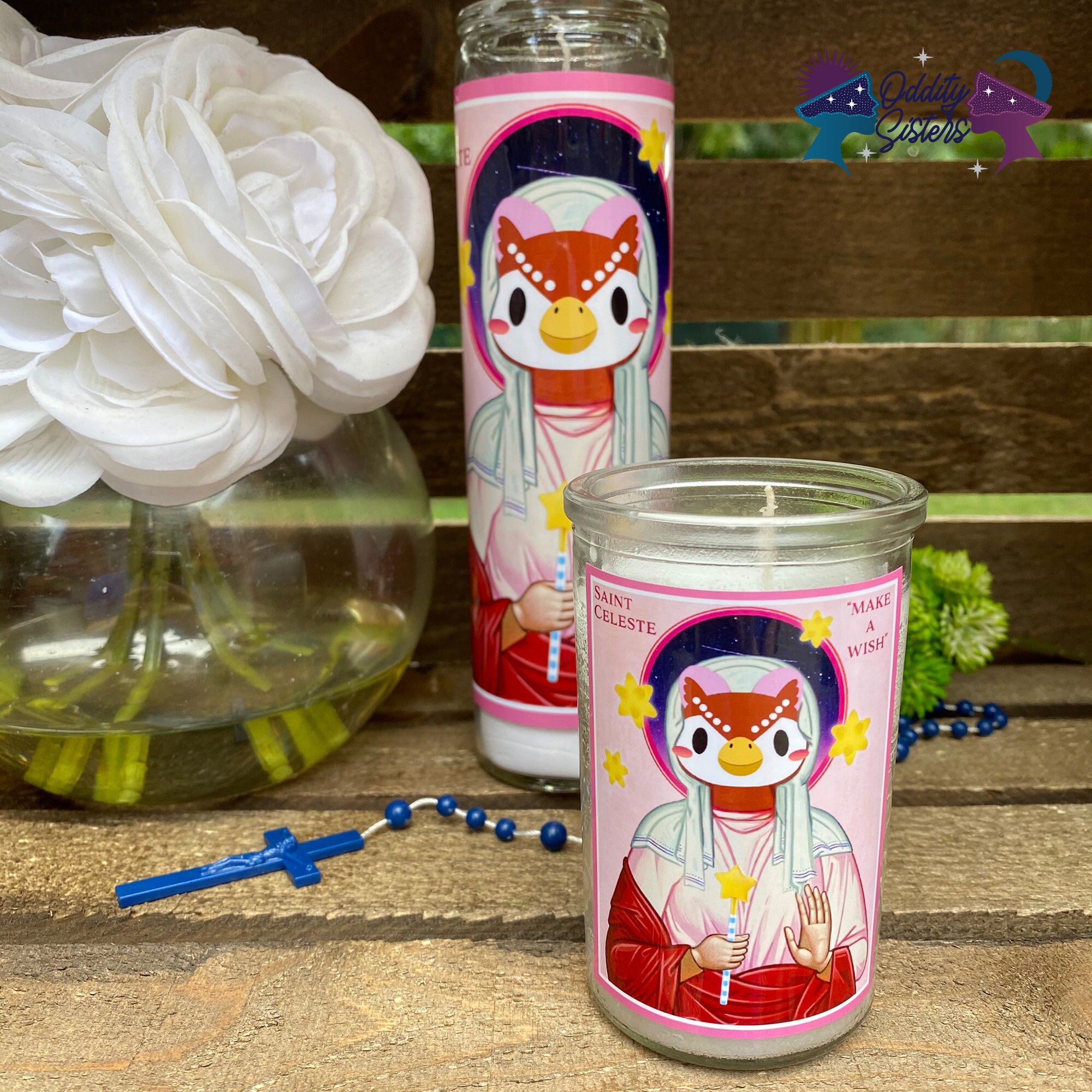 Celeste ACNH Funny Prayer Candle / Saint Celeste Prayer Candle Etsy UK