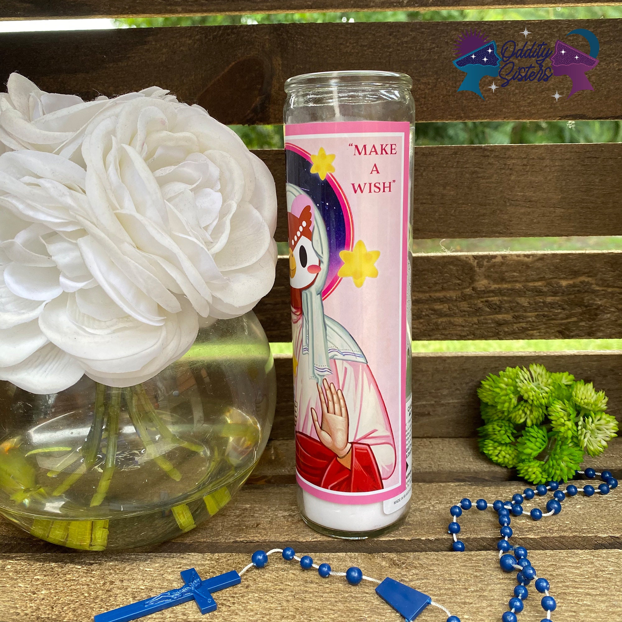 Celeste ACNH Funny Prayer Candle / Saint Celeste Prayer Candle Etsy UK
