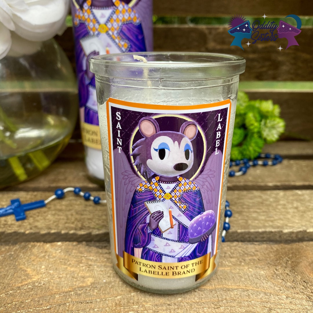 Mini Label ACNH Funny Prayer Candle / Saint Label Prayer Etsy