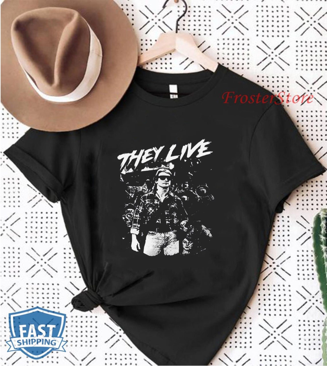 They Live Shirt 80S Movies Tshirt They Live Movies Tee Etsy