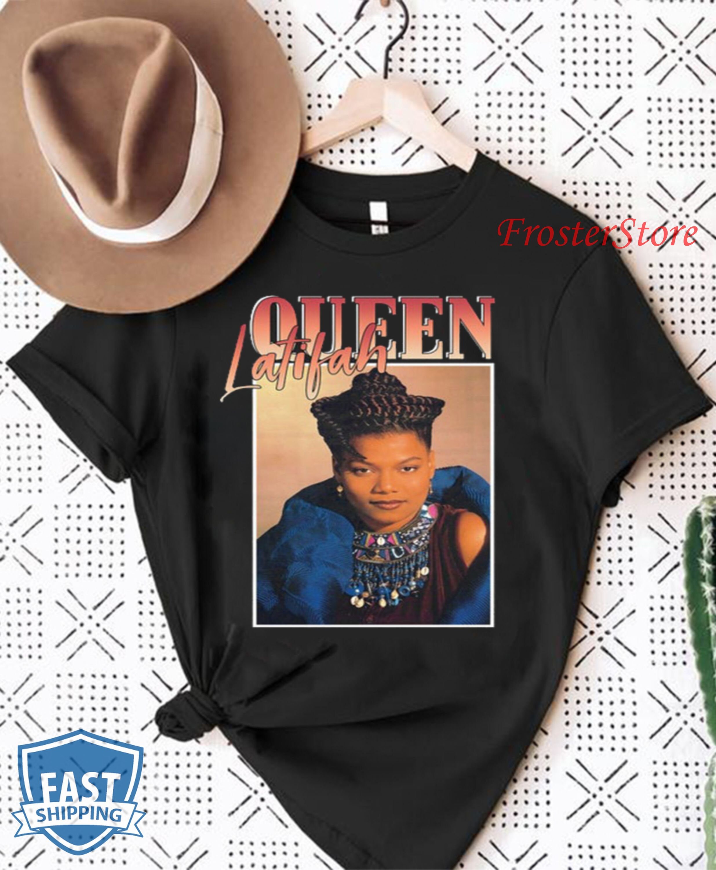 Queen Latifah Vintage T Shirt 90's Inspired Homage Style | Etsy