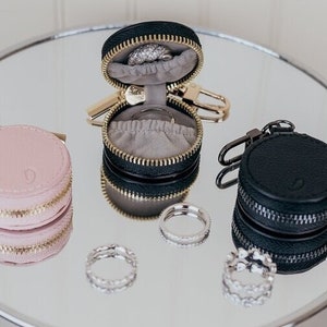 Ring Keeper Travel Ring Holder Wedding Ring Holder Gift for Bride Jewelry Storage Portable Ring Keeper Nurse Gift Keychain Dog Ring Bearer