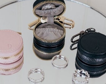 Ring Keeper Travel Ring Holder Wedding Ring Holder Gift for Bride Jewelry Storage Portable Ring Keeper Nurse Gift Keychain Dog Ring Bearer