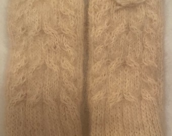 Children's Samoyed Fur Mittens