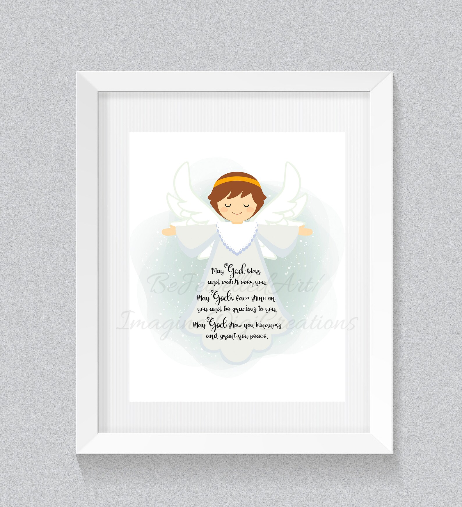 Baby Blessing, Verses, Baby Shower, Baby Gift, Baptism, Bible Verses Blessing, Newborn Gift, Boy
