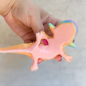 Axolotl, Squishy Axolotl, Squishy Animal, Puppy Pet Play , Squishy Stress Toy, Scented Toy, Ajolote. image 5