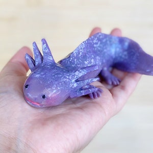 Lavender Axolotl, Axolotl, Squishy, Squishy Animal, Squishy Axolotl, Puppy Pet Play, Scented Toy, Squishy Stress Toy, AxoLuvies, ajolote image 1