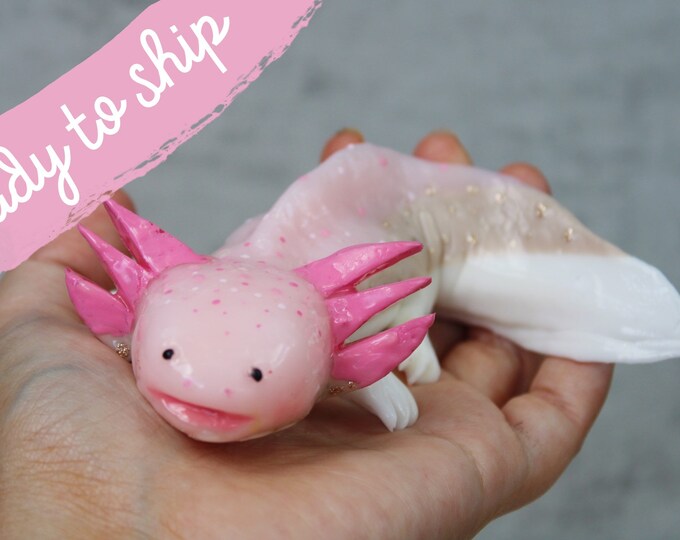 Ready to Ship Axolotl Squishy Axolotl Squishy Animal Puppy Etsy