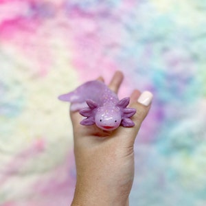 Ready to Ship, Axolotl, Silicone Axolotl, Mud Puppy, Water Puppy, Full Body Silicone, Albino Axolotl, silicone doll, Ajolote image 3