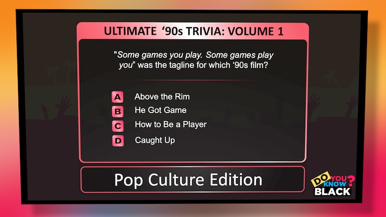 Do You Know Black: Ultimate '90s Trivia Game Volume 1 image 2