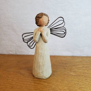 2000 Willow Tree Angel Figurine &quot;Angel of Wishes&quot;, Birthday Gift, Friendship Gift