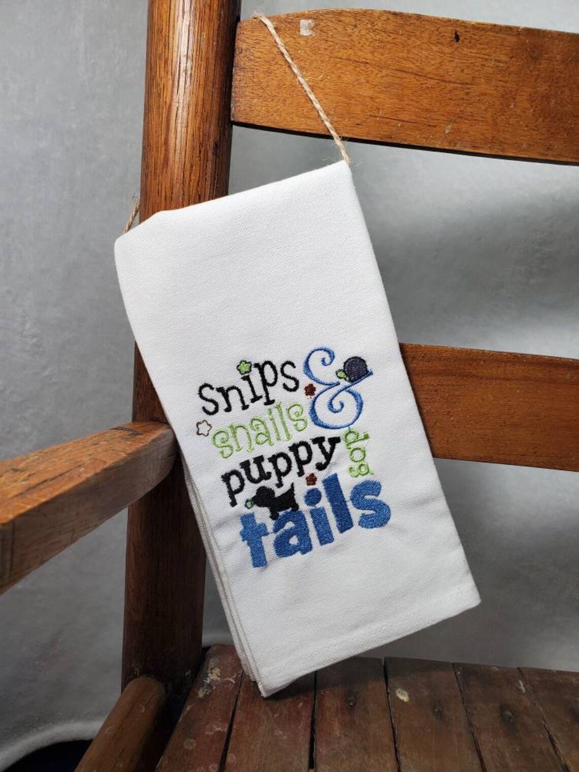 Snips and Snails and Puppy Dog Tails Burping Cloth Decoration Etsy