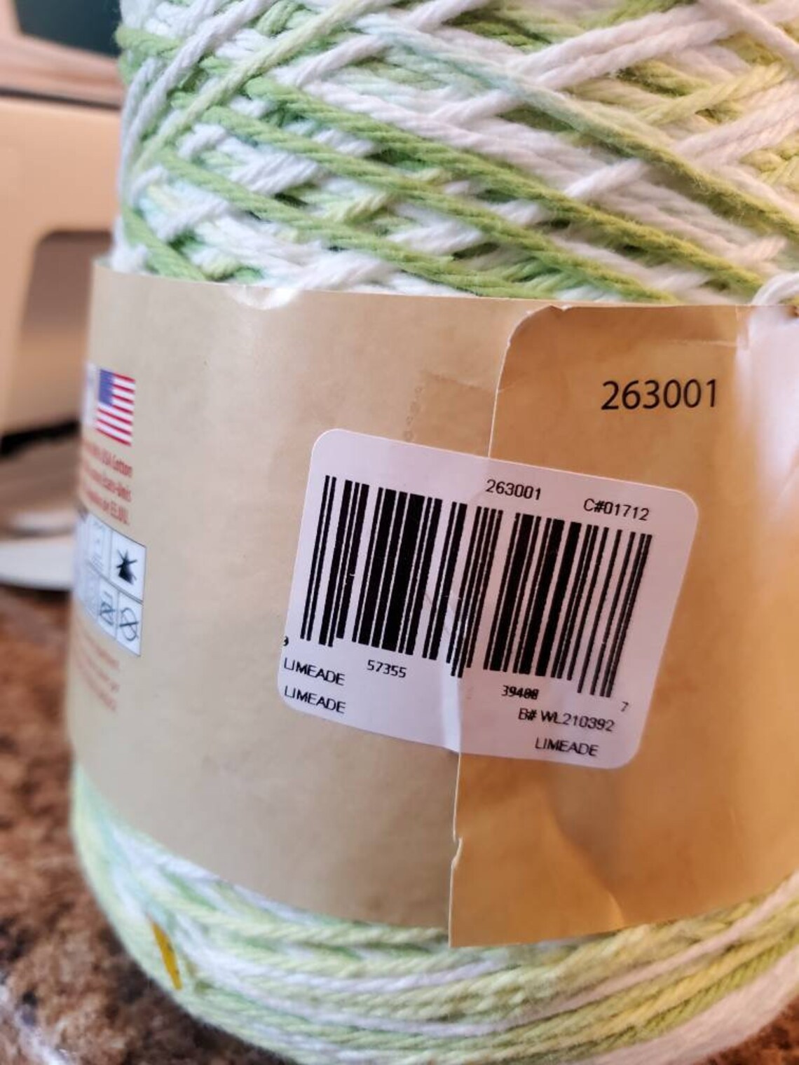 Peaches and Cream Limeade Yarn 14 oz. Etsy