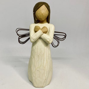 2003 Willow Tree &quot;Signs for Love&quot; figurine, Willow Tree Angel, Birthday Gift, Wedding Gift