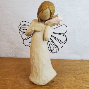 2004 Willow Tree Angel that says &quot;Thinking of You&quot;, Anniversary Gift, Friendship Gift, Mother&#39;s Day Gift