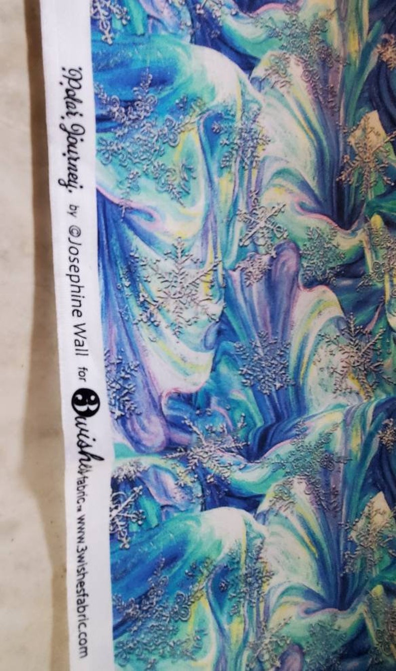 Polar Journey Fabric by Josephine Wall Christmas Fabric Snow Etsy