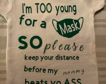 Covid baby onesies
