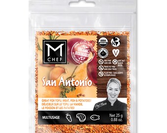 San Antonio Organic MCHEF Spices (Chef's Texan Spices Blend for your BBQ meals!)